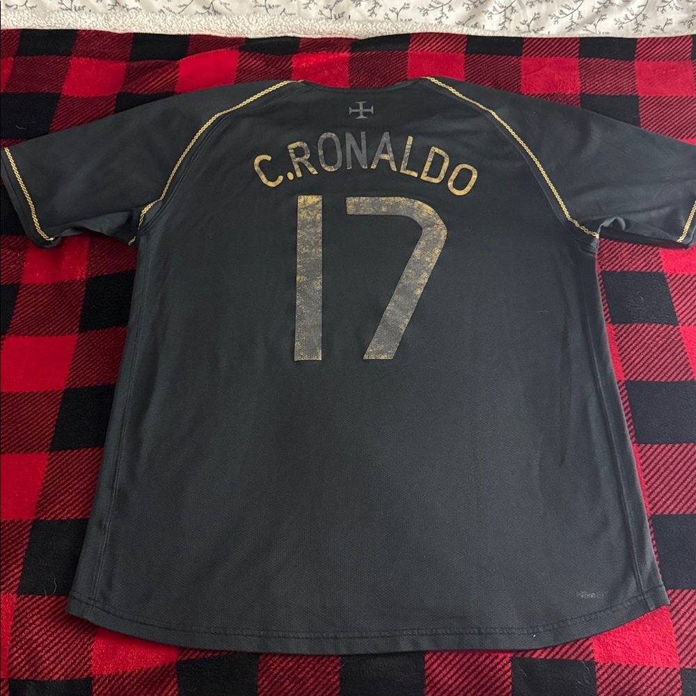 RARE Portugal 🇵🇹 #17 Cristiano Ronaldo 2006 FIFA World Cup Away Nike Jersey